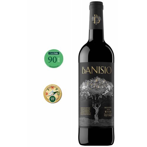 Vino tinto Tempranillo Reserva La Rioja, Banisio