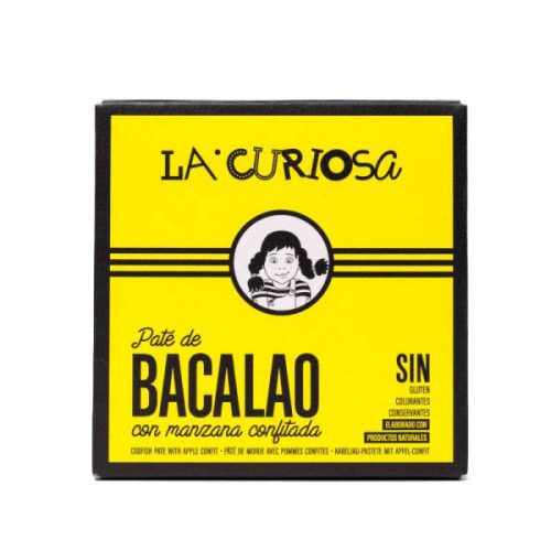 Paté de bacalao con Manzana Confitada, La Curiosa