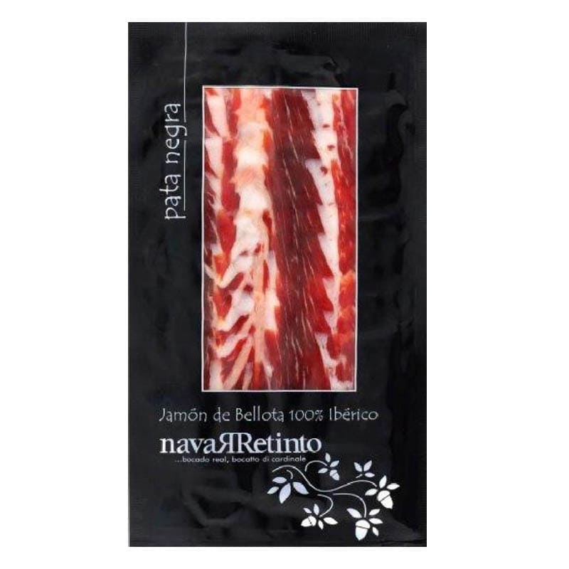 Jamón Ibérico Bellota 100%, Loncheado, Navarretinto